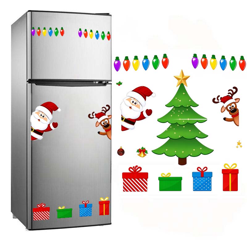 Christmas Refrigerator Magnets, Christmas Tree Magnets for Fridge Stickers Decoration π