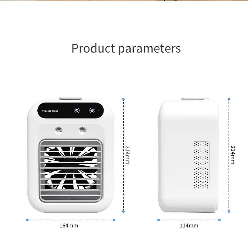 Portable Air Conditioners, 3-In-1 Cooling Fan with 2-Speed Mist Fan