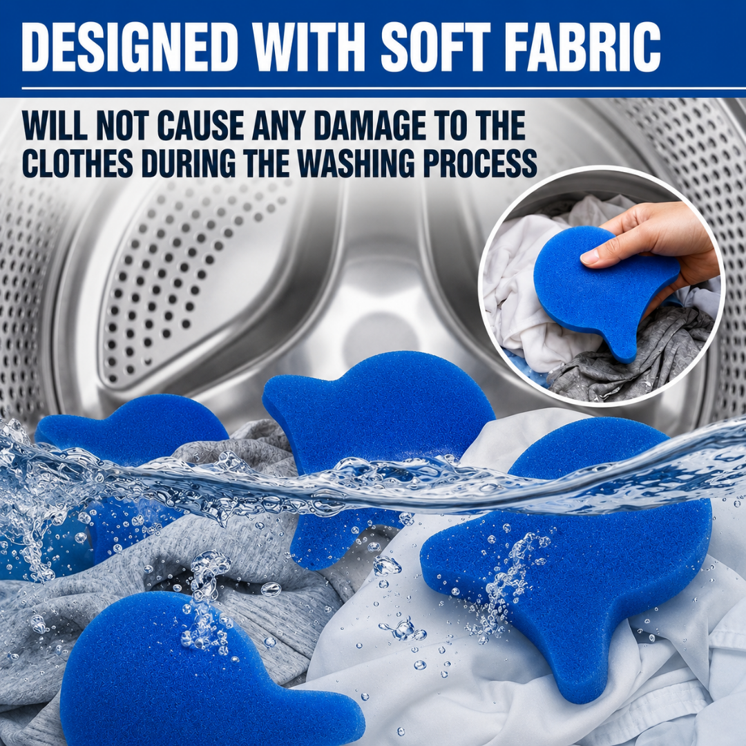 Laundry Pet Hair Removal Fish - 5 Pack