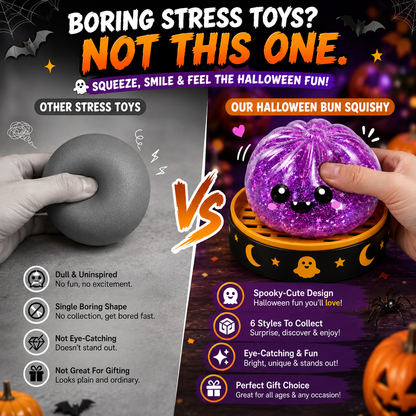 🎃Halloween Steamed Bun Squishy Mystery Box Toy