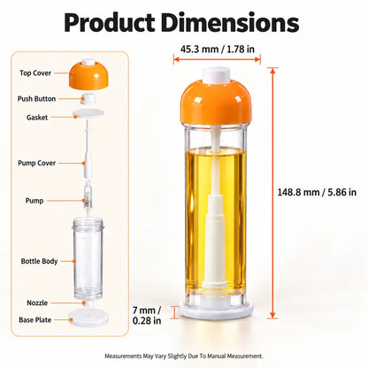 Refillable Oil Sprayer for Cooking, Olive Oil Spray Bottle with Bottom Nozzle🧂