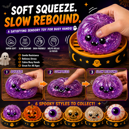🎃Halloween Steamed Bun Squishy Mystery Box Toy