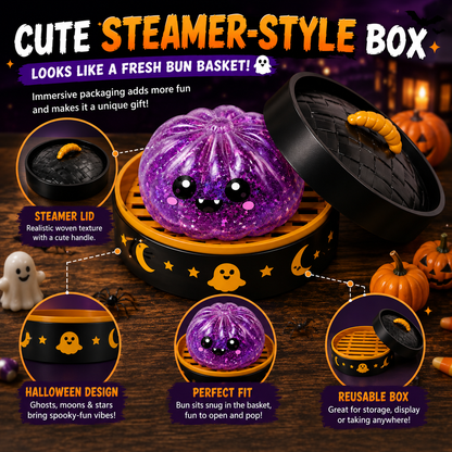 🎃Halloween Steamed Bun Squishy Mystery Box Toy