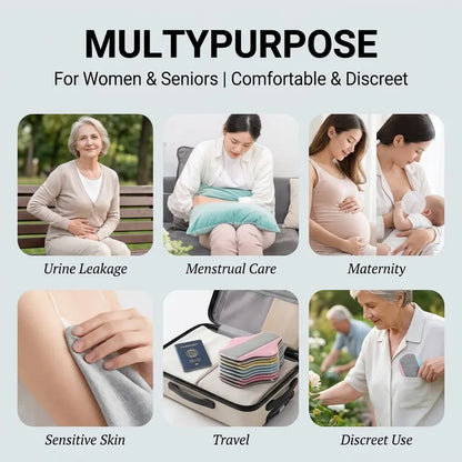 Women's Reusable Graphene Leak-Proof Incontinence Pads