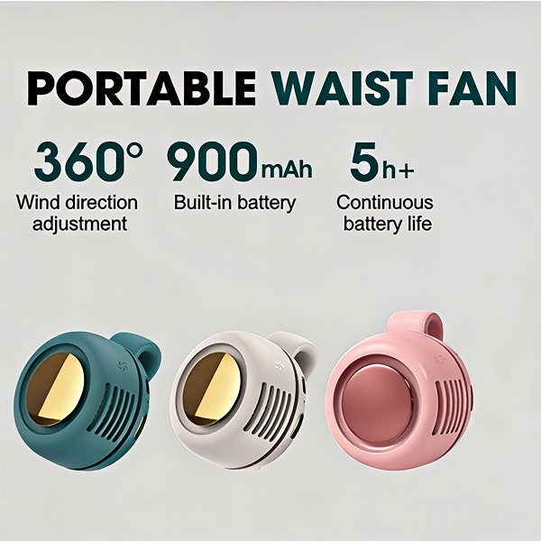 Portable Silent Mini Bladeless Electric Fan