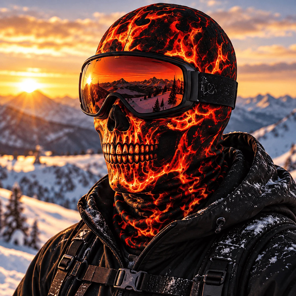 💀 Skull Ski Balaclava Face Mask