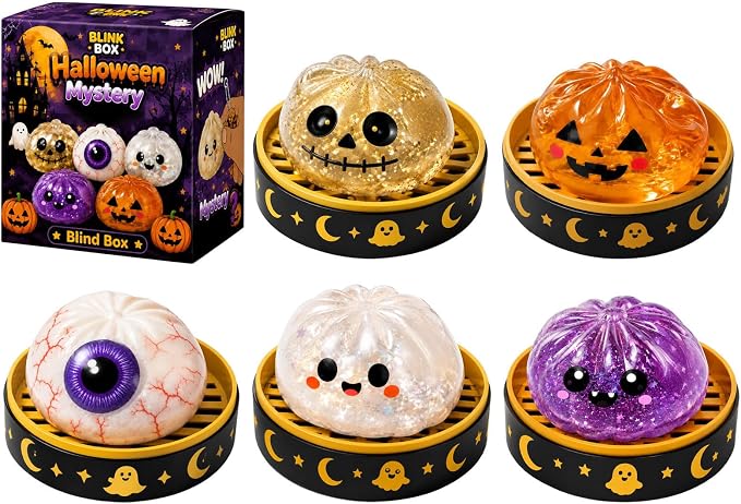 🎃Halloween Steamed Bun Squishy Mystery Box Toy