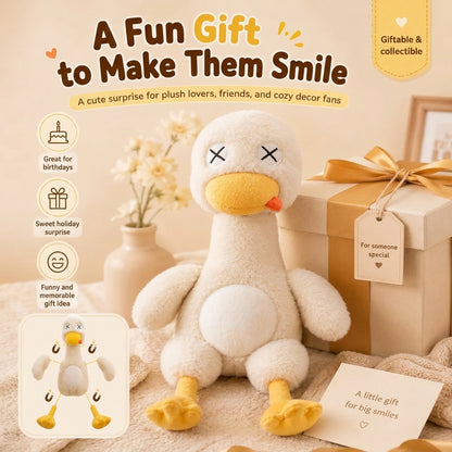 Magnetic Rage Duck, Detachable Duck Plush Toy with a Plush Knife