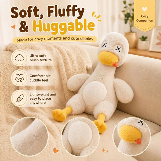 Magnetic Rage Duck, Detachable Duck Plush Toy with a Plush Knife