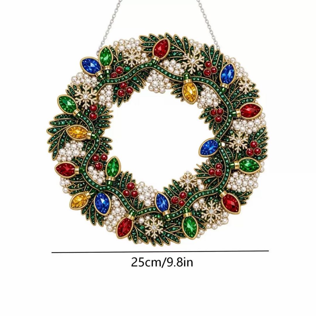 Christmas Diamond Painting Ornament Kit – 18 Designs