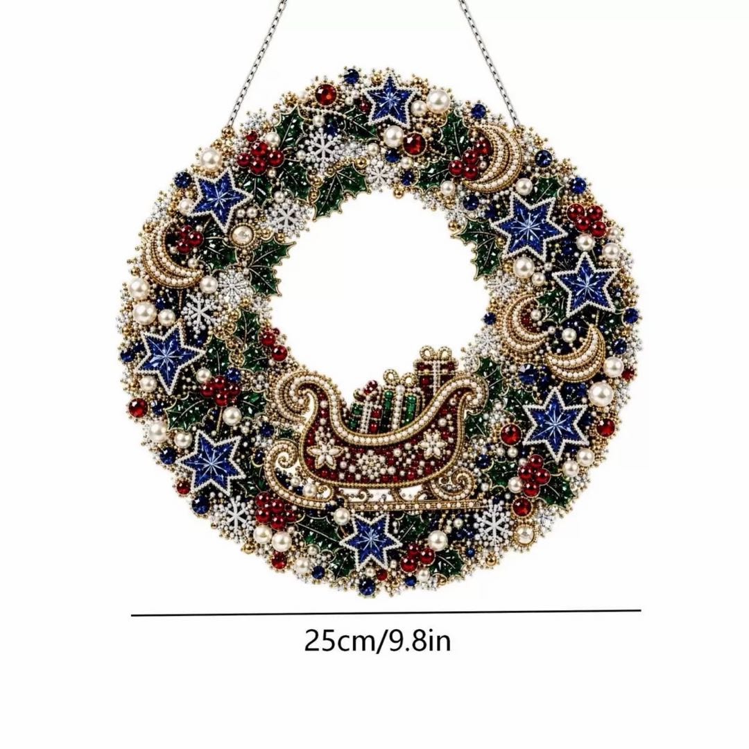 Christmas Diamond Painting Ornament Kit – 18 Designs