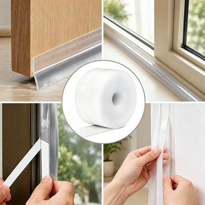 🚪Door Draft Stopper & Insulation Seal for Doors and Windows, 16.4 Ft x 1.38 In