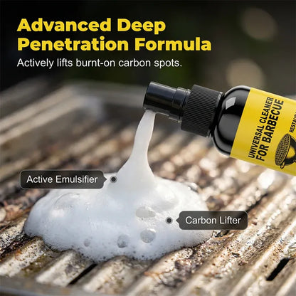 🧽 Heavy-duty BBQ cleaner – dissolves carbon, grease, and baked-on grime!
