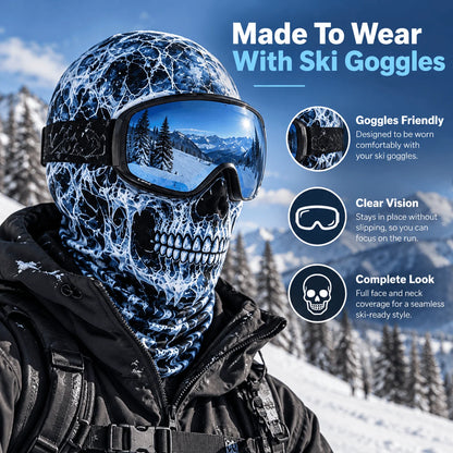 💀 Skull Ski Balaclava Face Mask