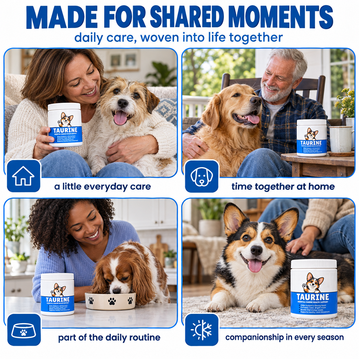 Dog Taurine Nutritional Supplement for Respiratory Support
