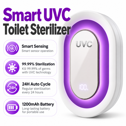 Automatic UV Toilet Care Light – Peel & Stick Installation