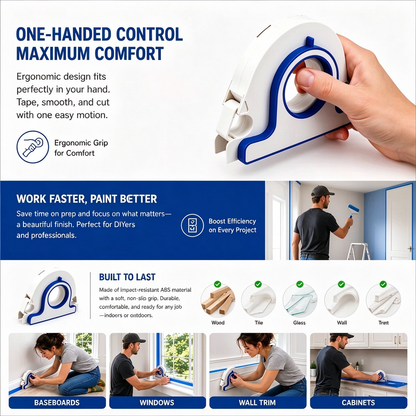 High Efficiency Painter Masking Tape Applicator 🛠️