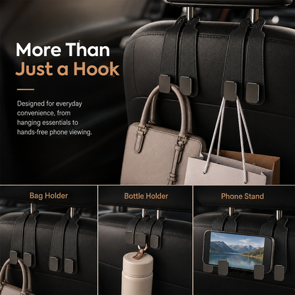 Car Seat Back Alcantara Storage Hook