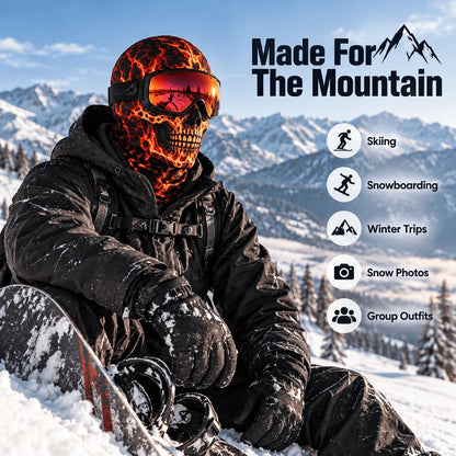 💀 Skull Ski Balaclava Face Mask