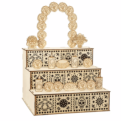🏵️Day of the Dead Wooden Altar Display Set