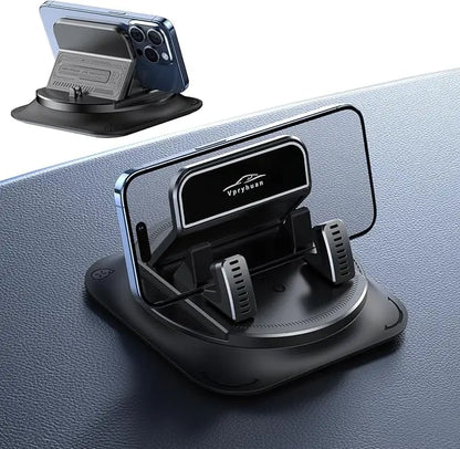 Universal 360° Rotation Car Phone Mount - Dashboard Phone Holder for All Smartphones