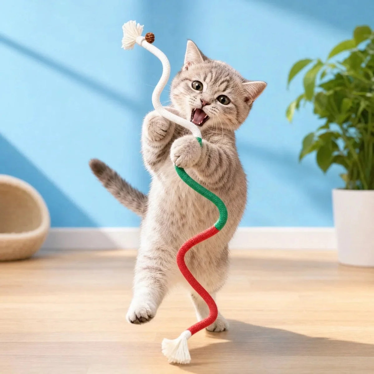 3-Pack Variety Organic Cotton Cat Chew Ropes