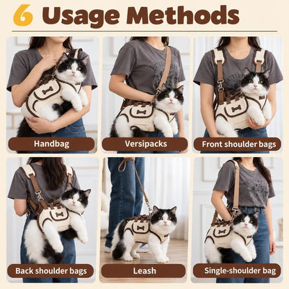 Multifunctional Backpack with Strap 🐾🎒