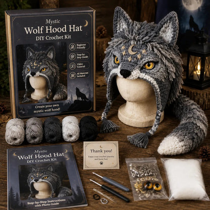 Fantasy Hood Hat DIY Crochet Kit