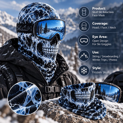 💀 Skull Ski Balaclava Face Mask
