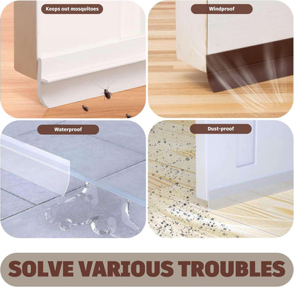 🚪Door Draft Stopper & Insulation Seal for Doors and Windows, 16.4 Ft x 1.38 In