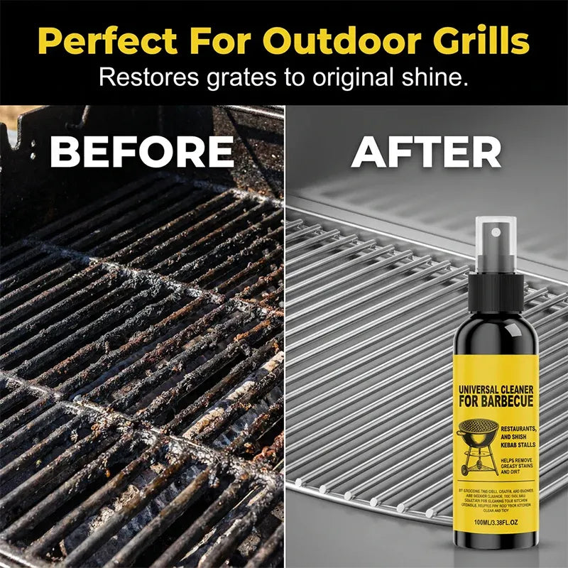 🧽 Heavy-duty BBQ cleaner – dissolves carbon, grease, and baked-on grime!