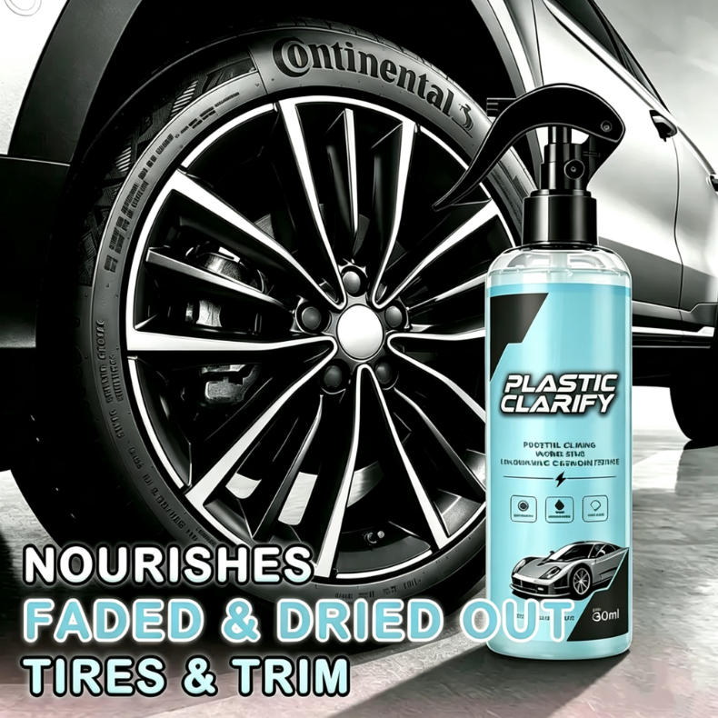 Car Plastic Restorer, Quick Polish for Color Restoration & Protection on Car Panels