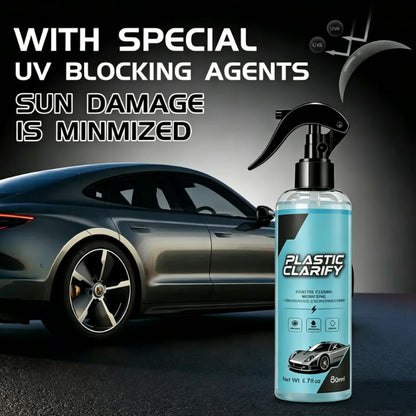 Car Plastic Restorer, Quick Polish for Color Restoration & Protection on Car Panels