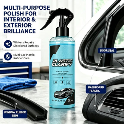 Car Plastic Restorer, Quick Polish for Color Restoration & Protection on Car Panels