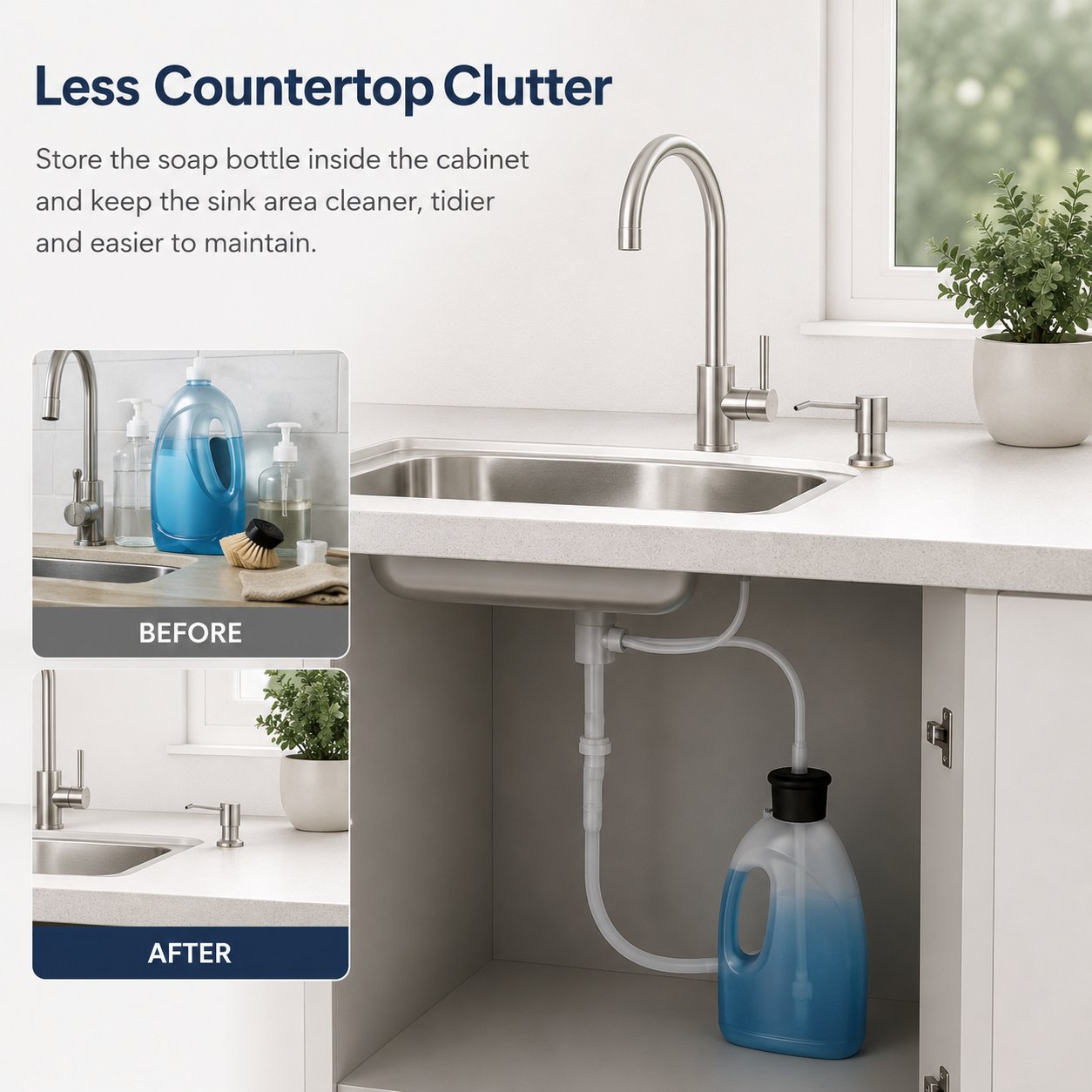 🫧Kitchen Sink Soap Dispensers✨
