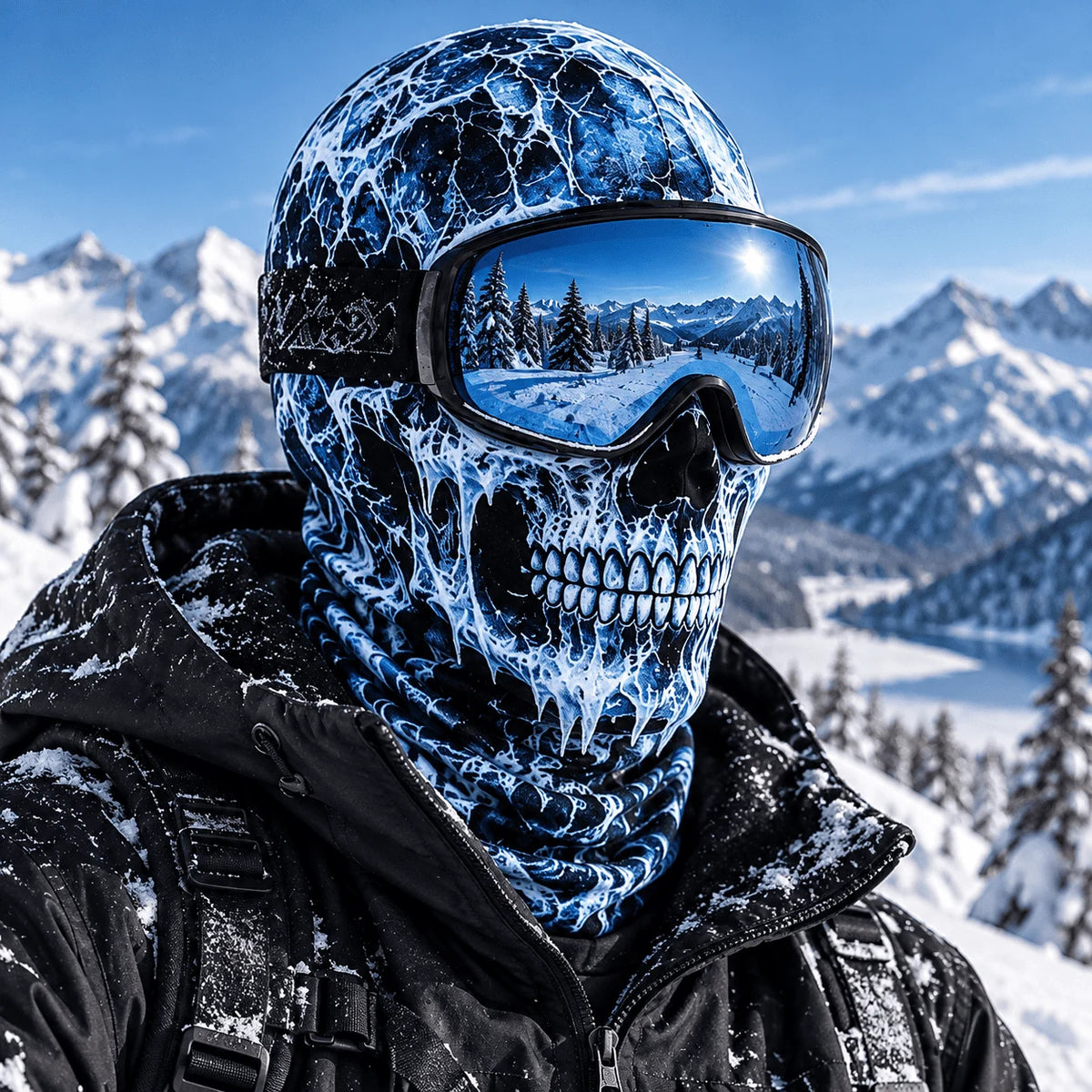 💀 Skull Ski Balaclava Face Mask
