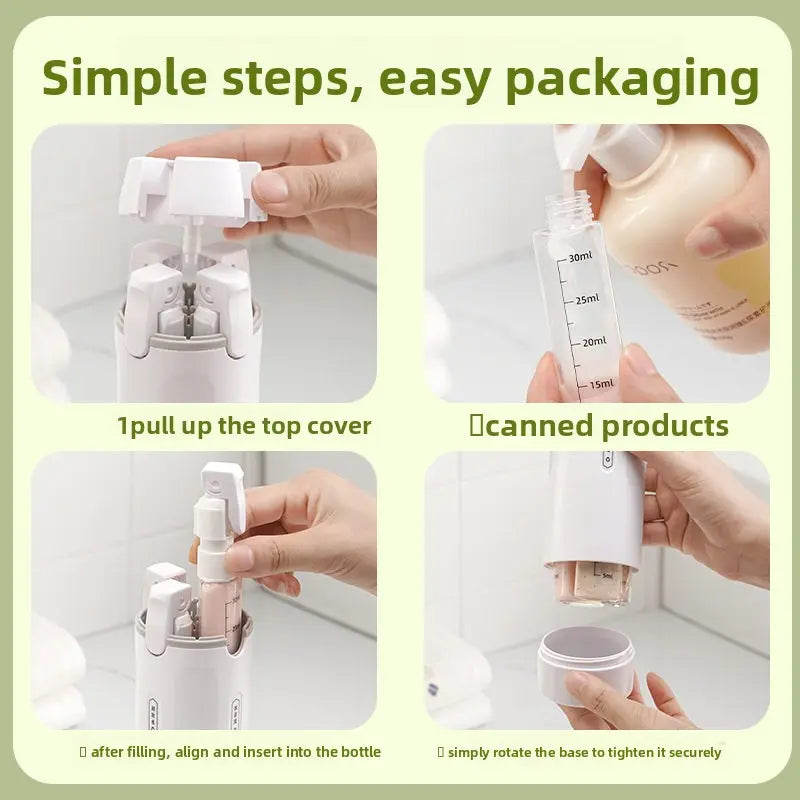 4-in-1 Travel Dispenser Bottle