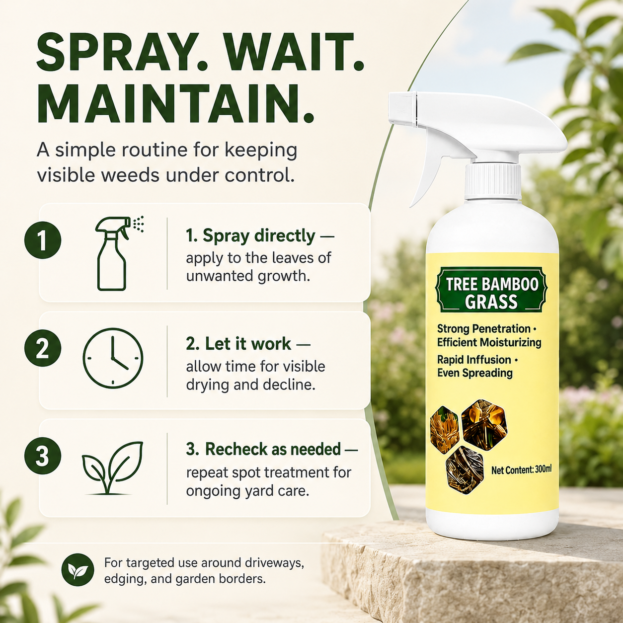 2026 SALE - Fast-Acting Natural Weed & Grass Killer Spray