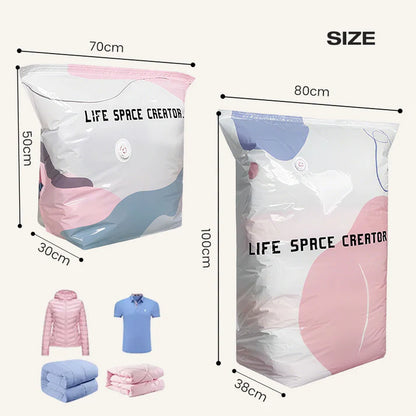 No‑Pump Vacuum Storage Bags