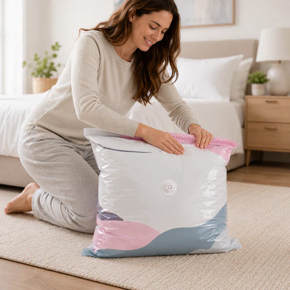 No‑Pump Vacuum Storage Bags