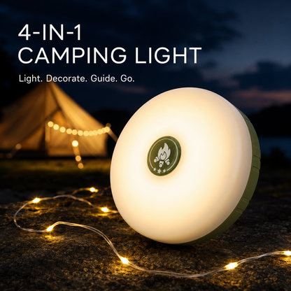 Magnetic Camping String Lights With Power Bank
