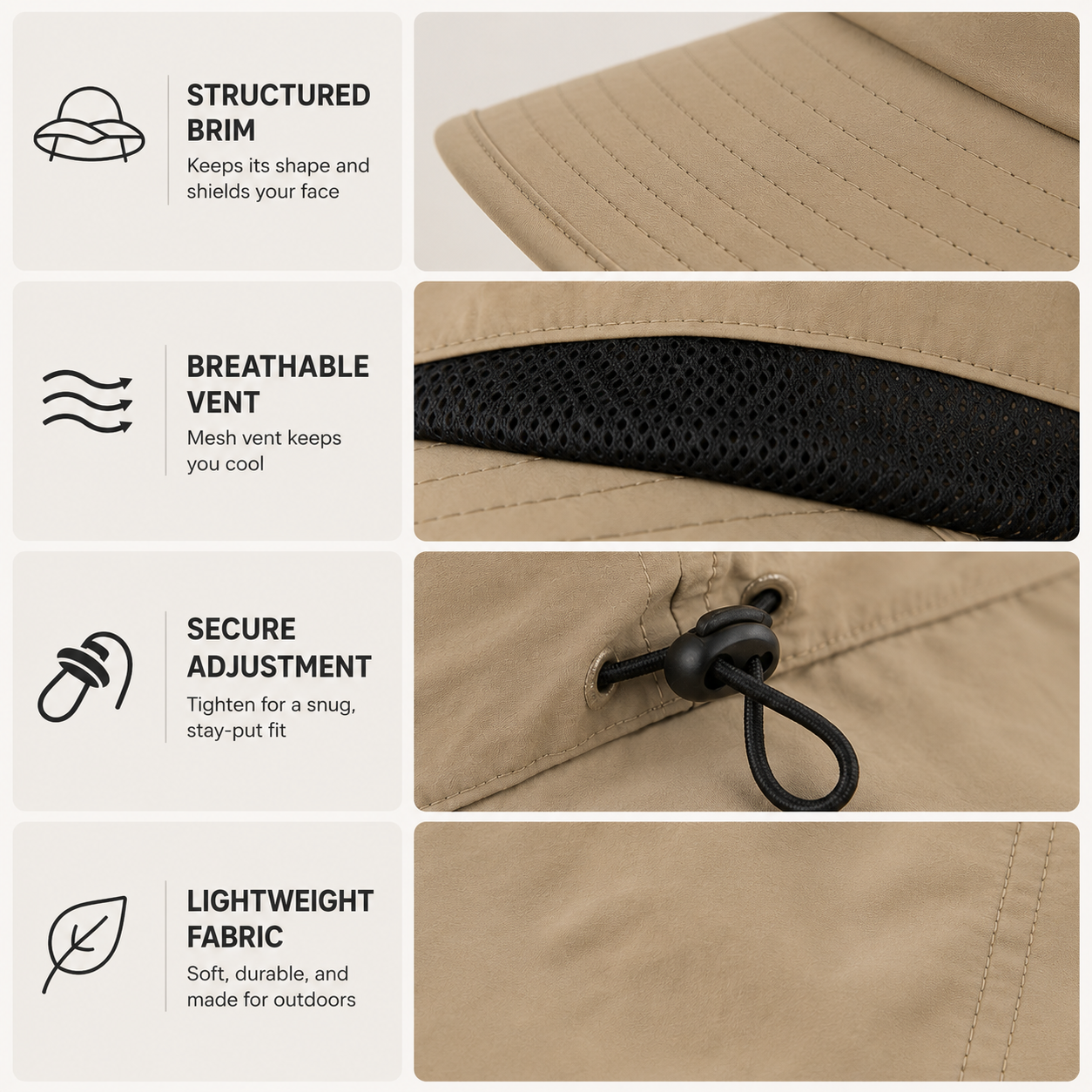 Outdoor Sun Protection Hat Unisex Fisherman Hat UV Neck Flap