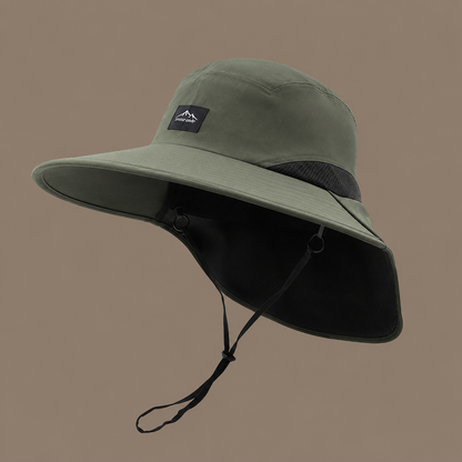 Outdoor Sun Protection Hat Unisex Fisherman Hat UV Neck Flap