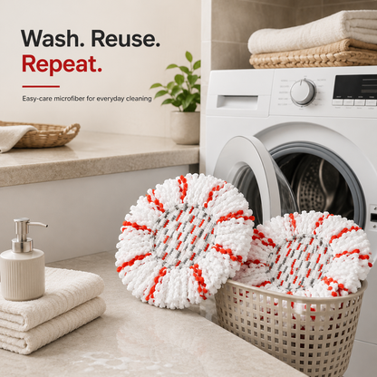 Spin Mop Replacement Heads 3-Pack