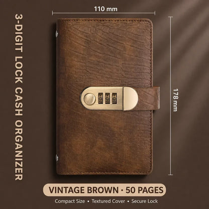 Locking Banknote Collection Booklet | Holds 100 Bills