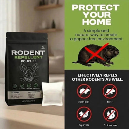 Place These Pouches Anywhere Mice Hide - And Watch Them Disappear.