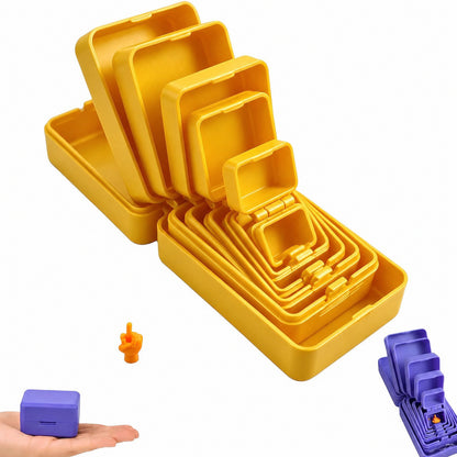 Surprise Nesting Gift Box, Multi-Layer 3D Printed Prank Box, Funny Unboxing Gift