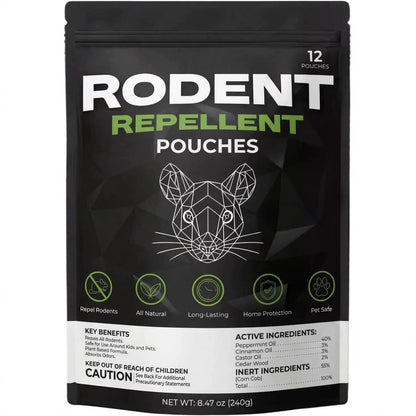 Place These Pouches Anywhere Mice Hide - And Watch Them Disappear.