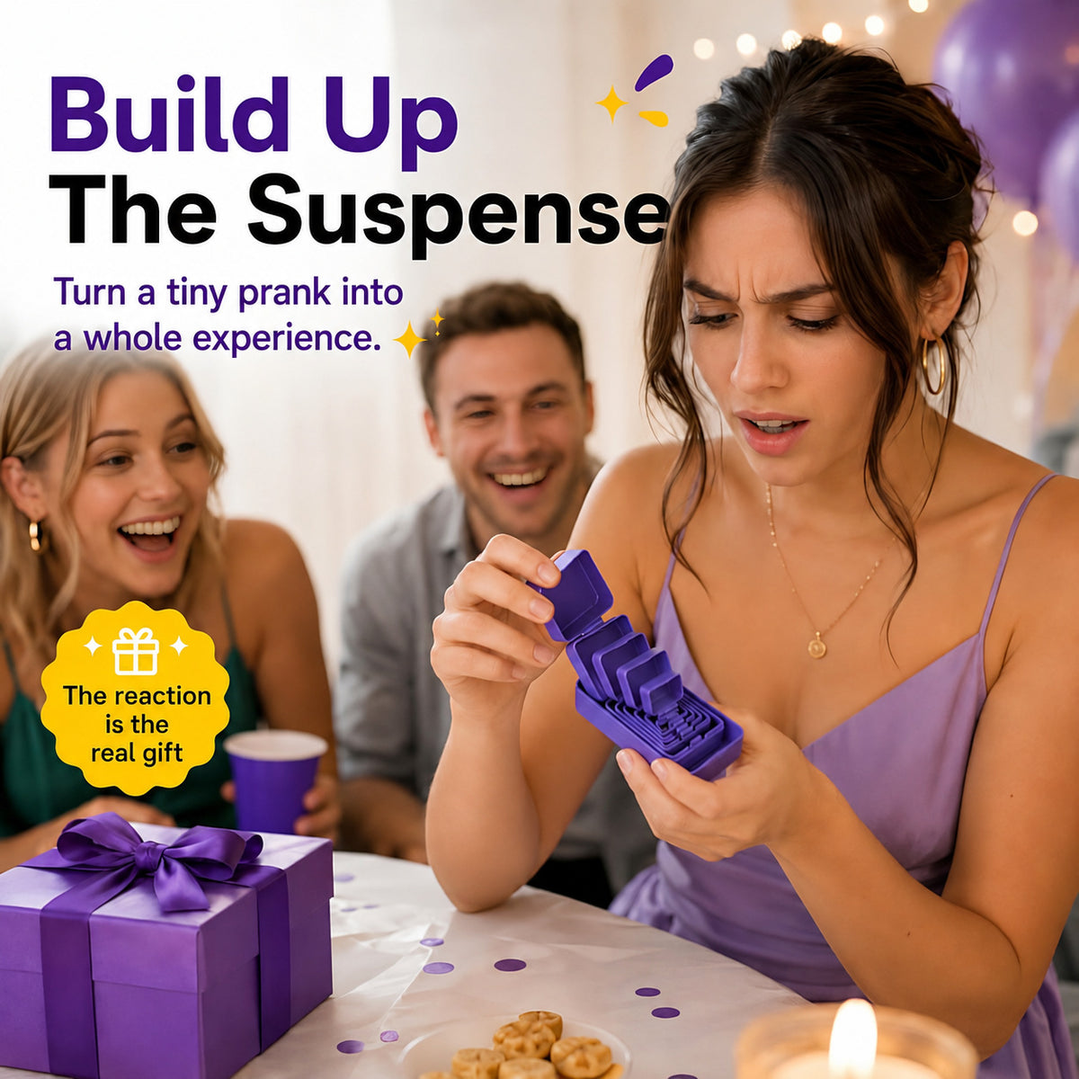 Surprise Nesting Gift Box, Multi-Layer 3D Printed Prank Box, Funny Unboxing Gift