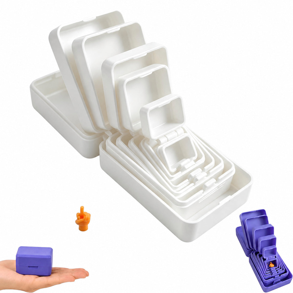 Surprise Nesting Gift Box, Multi-Layer 3D Printed Prank Box, Funny Unboxing Gift